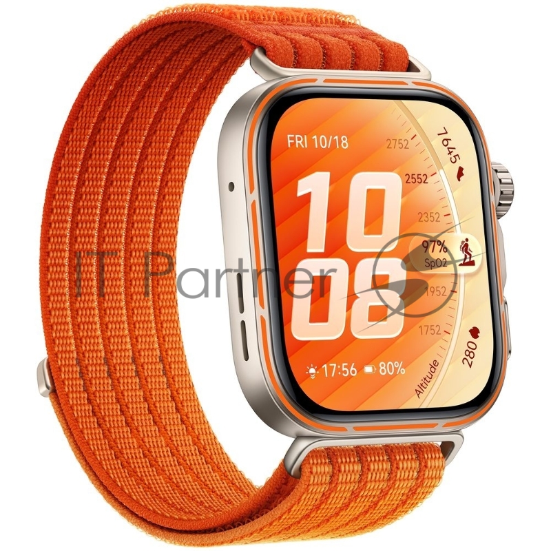 Смарт-часы Huawei Watch FIT 5 Pro, 1.92, AMOLED, Bluetooth, NFC, IP6X, оранжевый