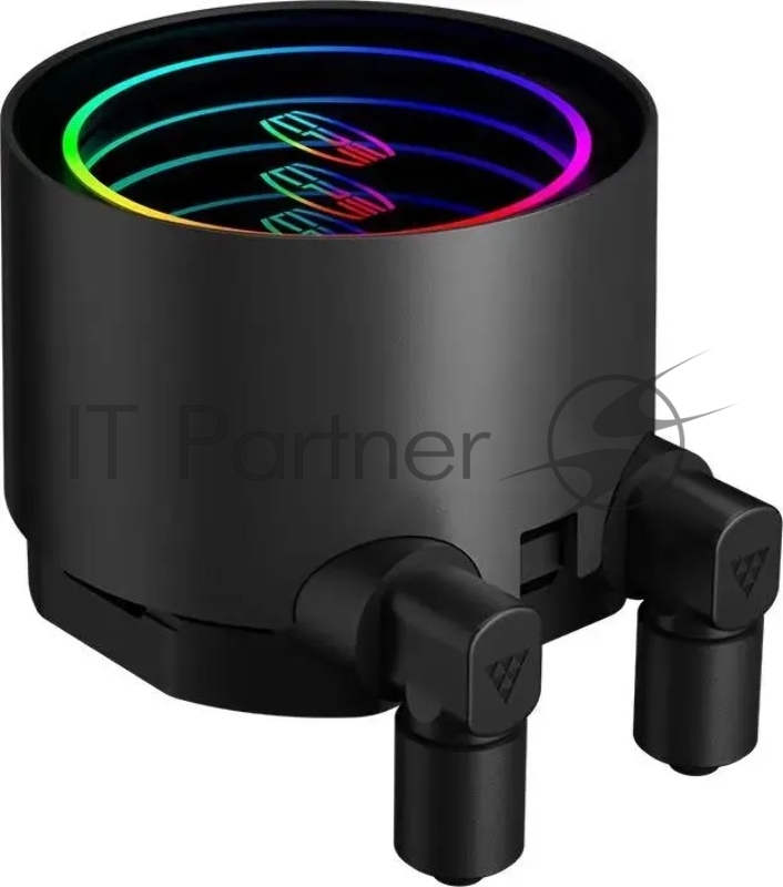 Система водяного охлаждения PcCooler DA240 V2 ARGB Soc-AM5/AM4/1200/1700/1851 черный 4-pin 33.8dB Al Ret (DA240 V2 ARGB BK)
