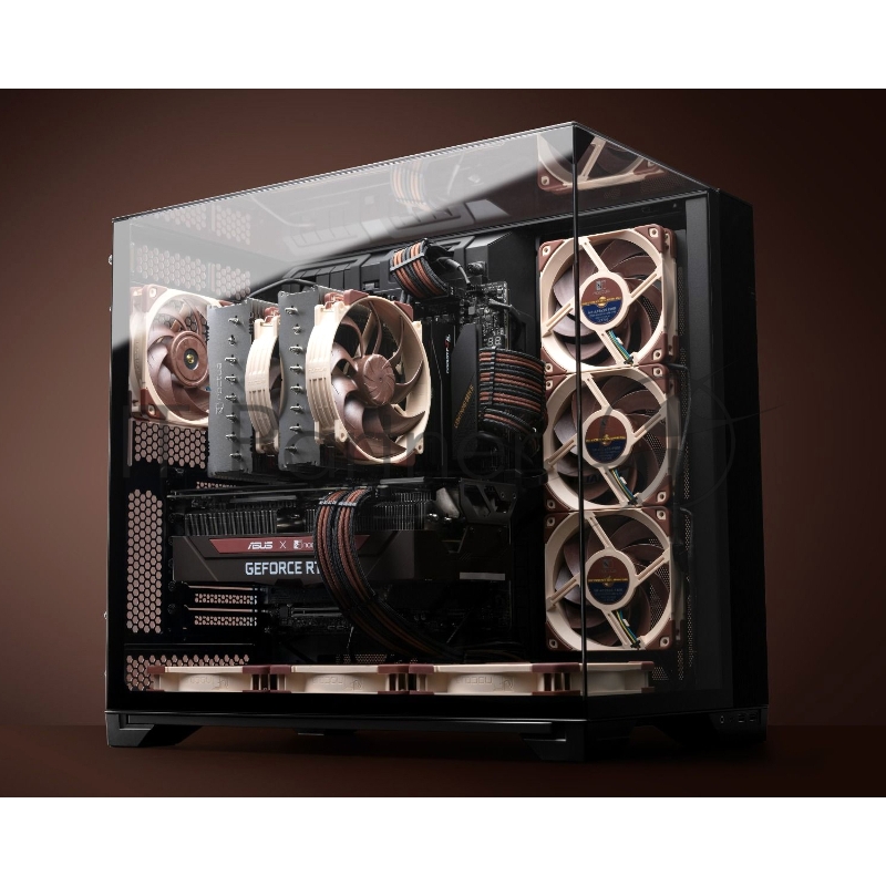 Кулер для процессора/ CPU Cooler Noctua NH-D15 G2 LBC (228W, 4-pin PWM, 168mm, Al/Cu, 8x6mm, 2x140mm, 91.5CFM, 24.8dBA, 1500RPM, S: 1851/1700/1200/115X, AM5/AM4, Beige/Brown)
