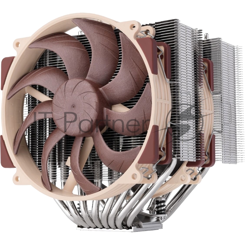 Кулер для процессора/ CPU Cooler Noctua NH-D15 G2 LBC (228W, 4-pin PWM, 168mm, Al/Cu, 8x6mm, 2x140mm, 91.5CFM, 24.8dBA, 1500RPM, S: 1851/1700/1200/115X, AM5/AM4, Beige/Brown)