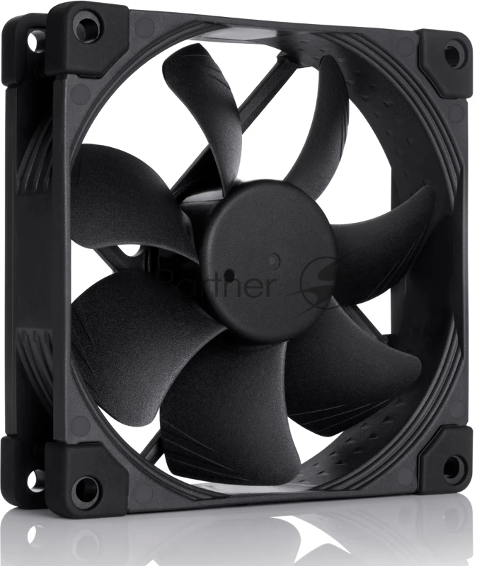 Кулер для корпуса/ Case Cooler Noctua NF-A9 PWM chromax.black.swap (92x92x25mm, 4-pin PWM, 46.44CFM, 22.8dBA, 2000RPM, Black)