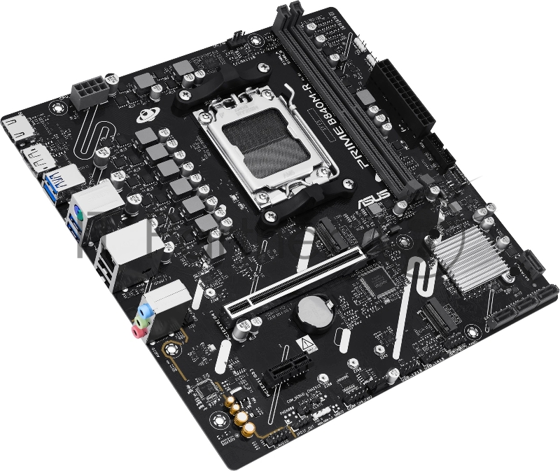 Материнская плата Asus PRIME B840M-R Socket AM5 AMD B840 2xDDR5 mATX AC`97 8ch(7.1) GbLAN RAID+HDMI+DP