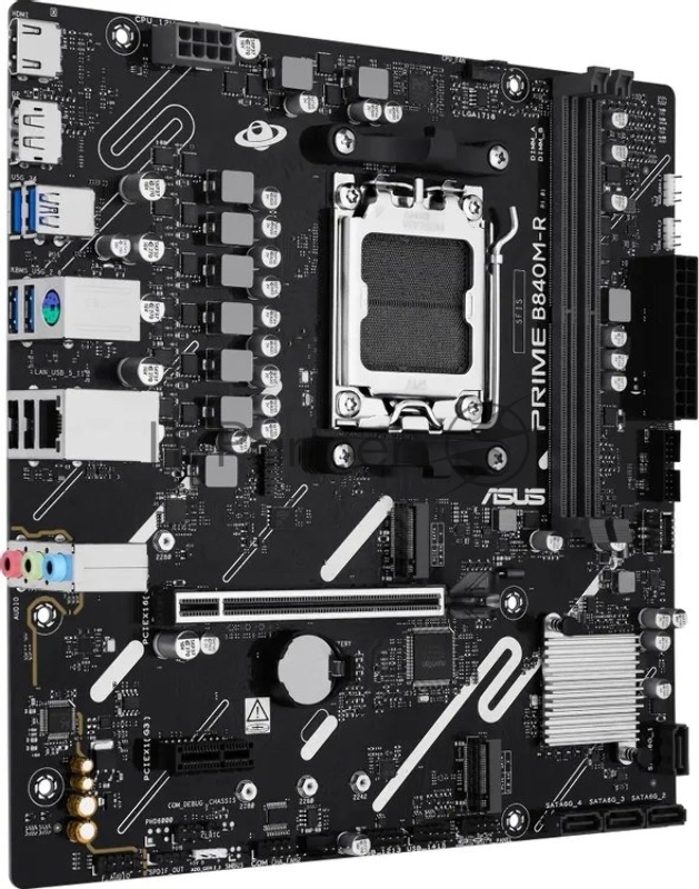 Материнская плата Asus PRIME B840M-R Socket AM5 AMD B840 2xDDR5 mATX AC`97 8ch(7.1) GbLAN RAID+HDMI+DP