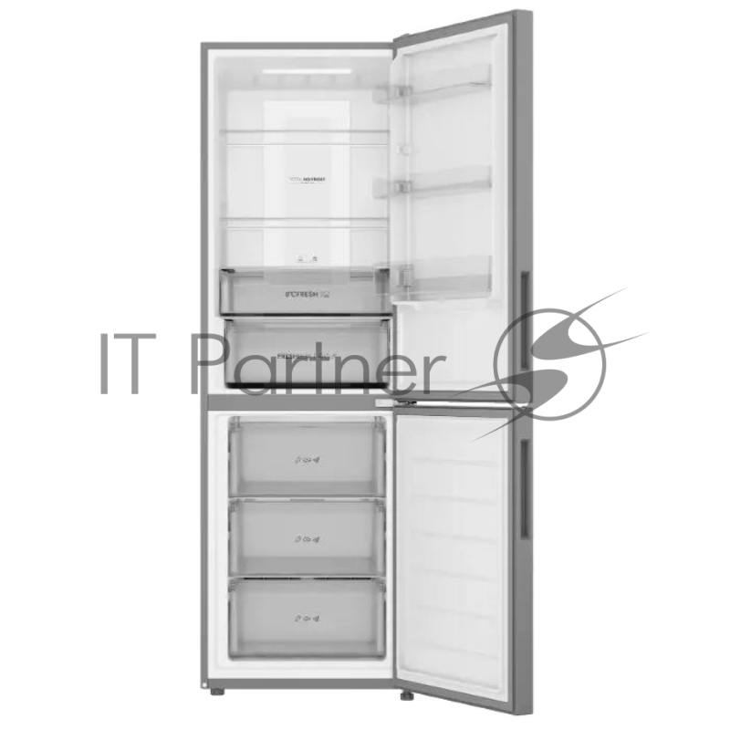 Холодильник Haier CEF530CSRG серебристый двухкамерный 207/91л морозилка снизу, No Frost