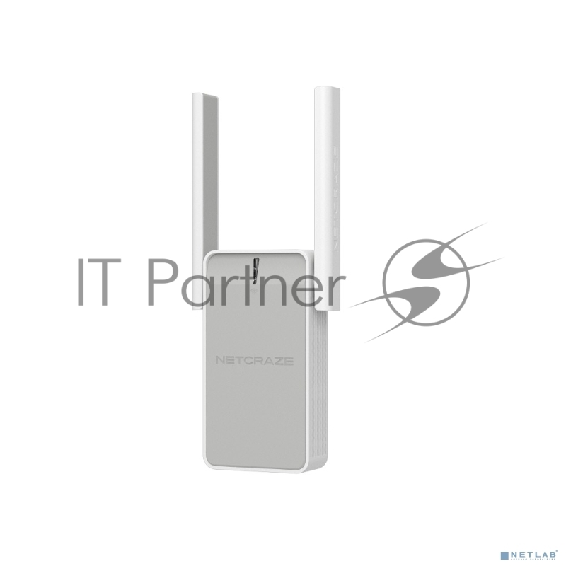 Wi-Fi Mesh-ретранслятор Netcraze Buddy 6 (NC-3411) Wi-Fi AX3000 2,4 ГГц/ 5 ГГц, 1x1000 Мбит/с Ethernet