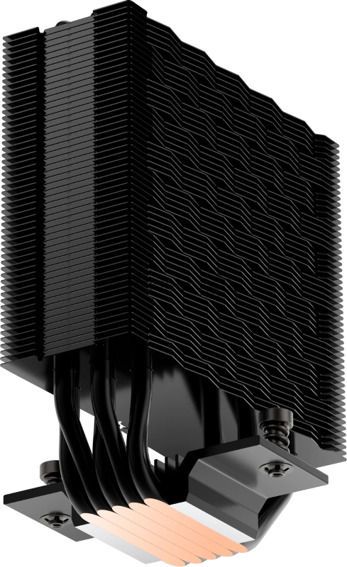 Устройство охлаждения(кулер) PcCooler RT500 BK Soc-AM5/AM4/1200/1700/1851 черный 4-pin 34.9dB Al+Cu