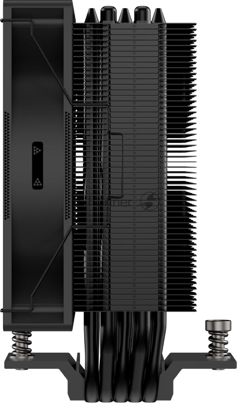 Устройство охлаждения(кулер) PcCooler RT500 BK Soc-AM5/AM4/1200/1700/1851 черный 4-pin 34.9dB Al+Cu