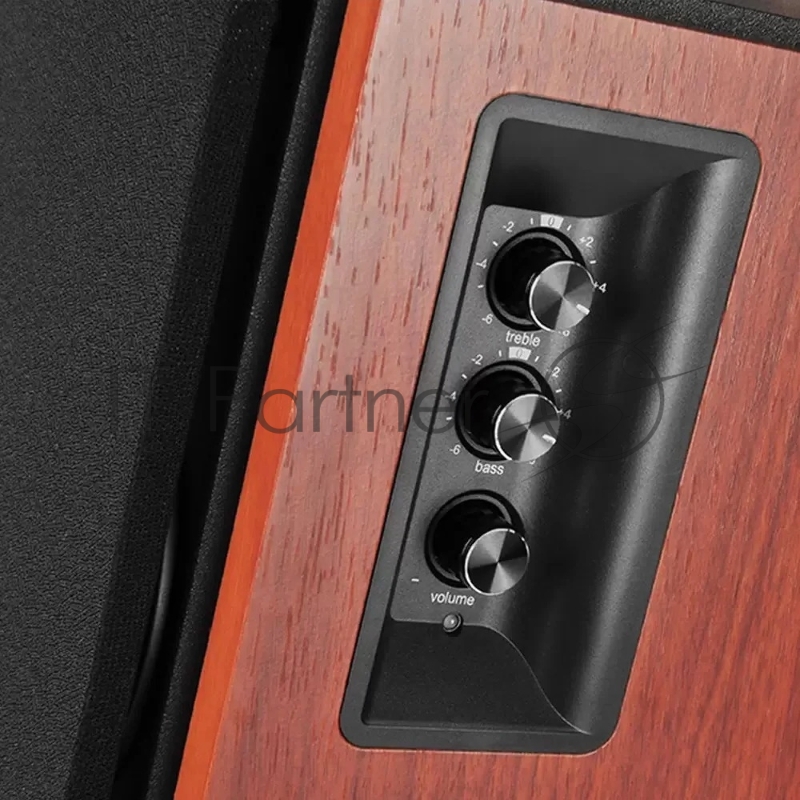Колонки Edifier R1700 ВТ {2.0 Активные, 2 x 33W RMS, 85 дБА, дерево, беспроводной пульт ДУ}