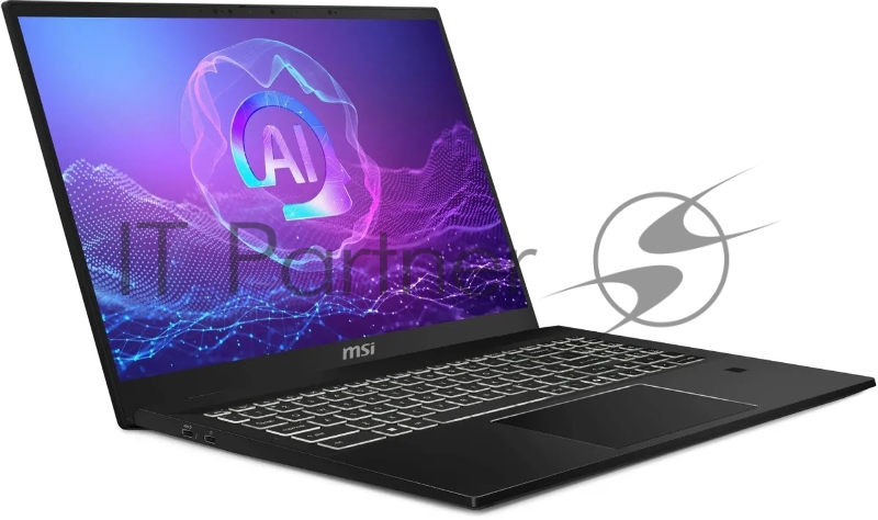 Ноутбук MSI Summit Pro 16 AI A2HVETG-085RU Core Ultra 7 255H 32Gb SSD1Tb NVIDIA GeForce RTX4050 6Gb 16 IPS Touch QHD+ (2560x1600) Windows 11 Pro black WiFi BT Cam (9S7-159631-085)