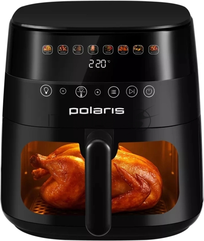 Аэрогриль Polaris PAF 8003W WIFI IQ HOME черный