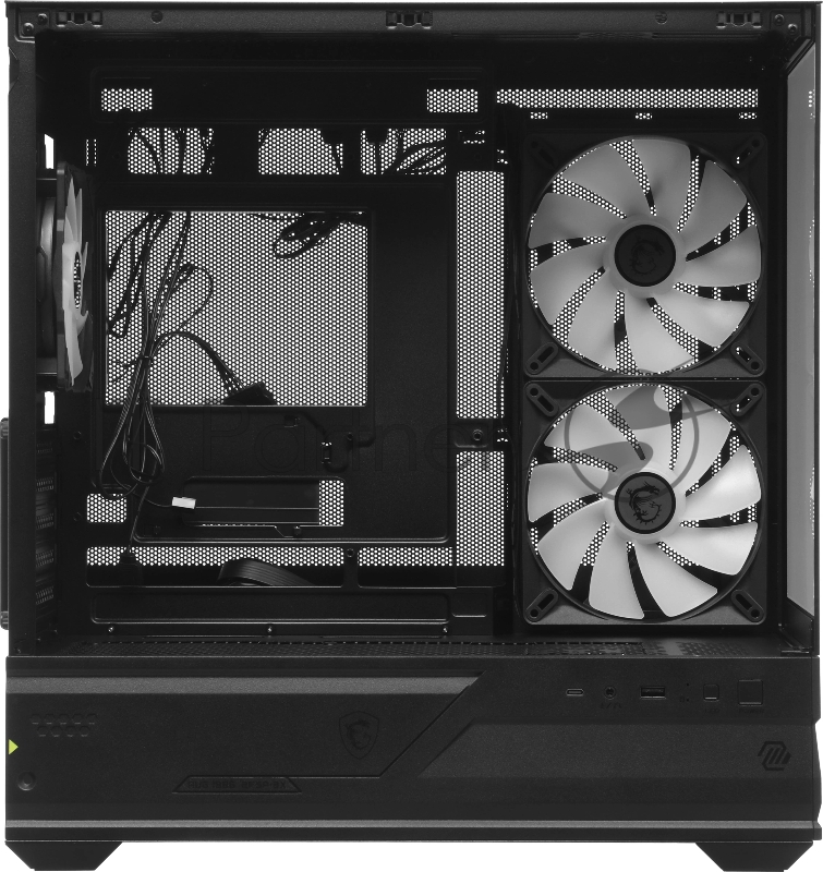 Корпус для ПК MSI MAG Pano M110R , Micro-ATX, 1xUSB 3.2 Gen 1, 1xUSB 3.2 Gen2x2 Type-C, 2x140mm, ARGB Reverse Blade Fan, 1x120mm ARGB Fan, ARGB+PWM Control Board, TG