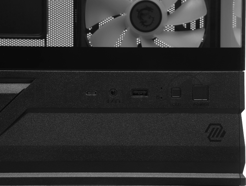 Корпус для ПК MSI MAG Pano M110R , Micro-ATX, 1xUSB 3.2 Gen 1, 1xUSB 3.2 Gen2x2 Type-C, 2x140mm, ARGB Reverse Blade Fan, 1x120mm ARGB Fan, ARGB+PWM Control Board, TG