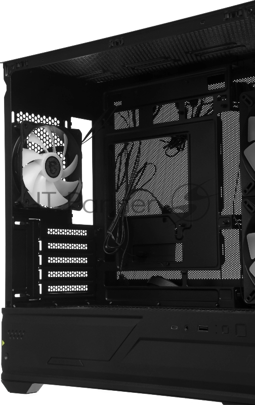Корпус для ПК MSI MAG Pano M110R , Micro-ATX, 1xUSB 3.2 Gen 1, 1xUSB 3.2 Gen2x2 Type-C, 2x140mm, ARGB Reverse Blade Fan, 1x120mm ARGB Fan, ARGB+PWM Control Board, TG