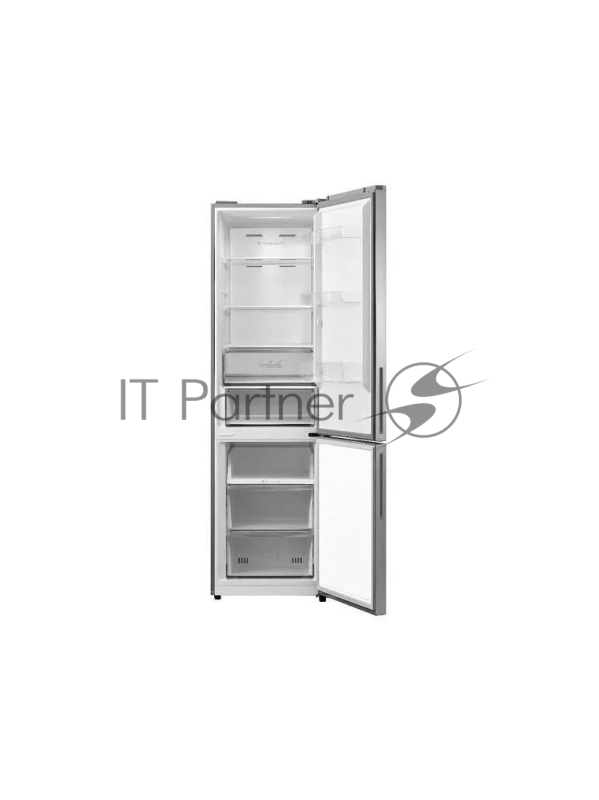 Холодильник General Electronics GE-IC401w белый двухкамерный 256/104л морозилка снизу, No Frost