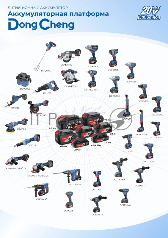 Гайковерт DongCheng DCPB02-18M аккум. патрон:квад.1/2 (DCPB02-18M(TYPE Z))