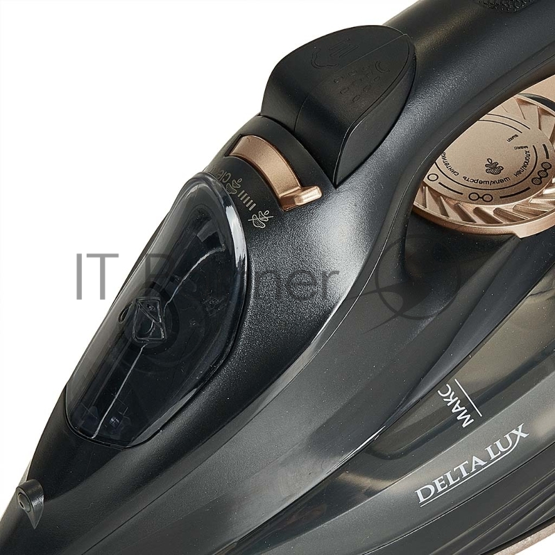 Утюг DELTA LUX DE-3008 Black/gold