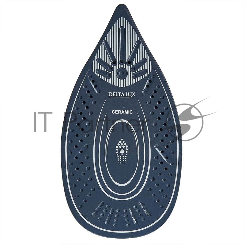 Утюг DELTA LUX DE-3009 Black/bordo