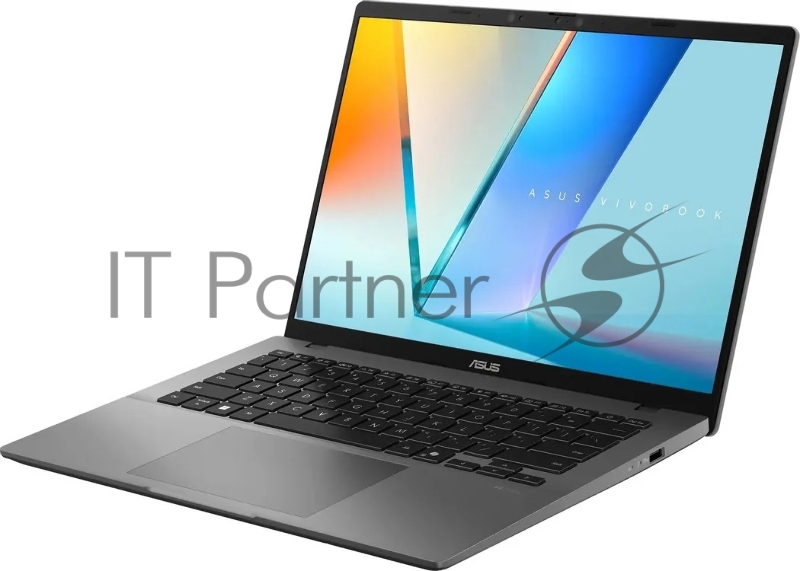 ASUS Vivobook S14 OLED M3407HA AMD Ryzen 7 260 3800MHz/14/1920x1200/16GB/512GB SSD/AMD Radeon 780M/Wi-Fi/Bluetooth/Windows 11 Pro (90NB16E1-M005M0_Win11P) Grey