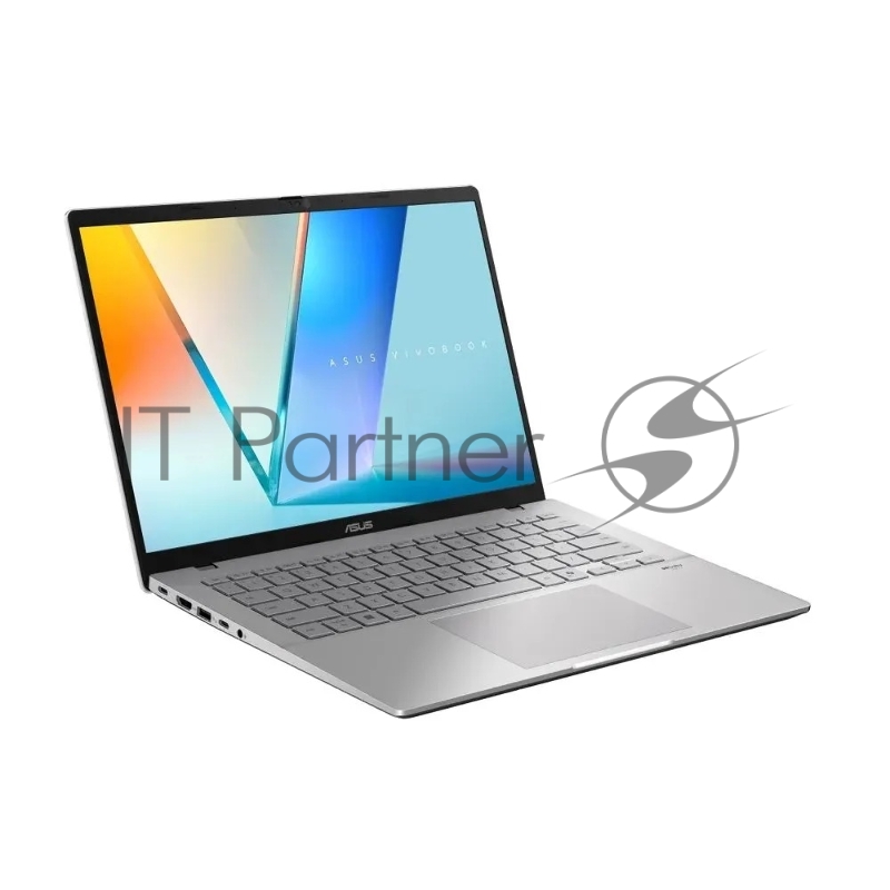 Ноутбук ASUS Vivobook S14 M3407HA/14/IPS/AMD Ryzen 7 260/16GB/512GB SSD/AMD Radeon Graphics/Без ОС/серебристый/1.4kg