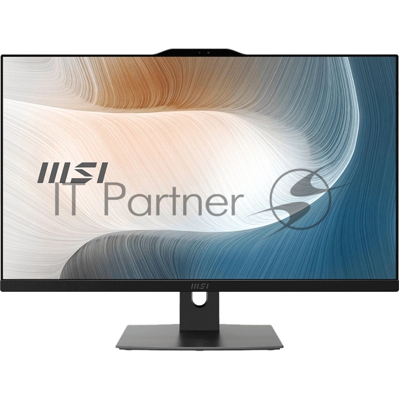 Моноблок/ MSI Modern AM272P 1MA-1463XRU 27(1920x1080 IPS)/Intel Core 3 100U(1.2Ghz)/8192Mb/256PCISSDG Graphics/Cam/BT/WiFi/war 1y/7.5kg/Black/noOS + Wireless KB+M