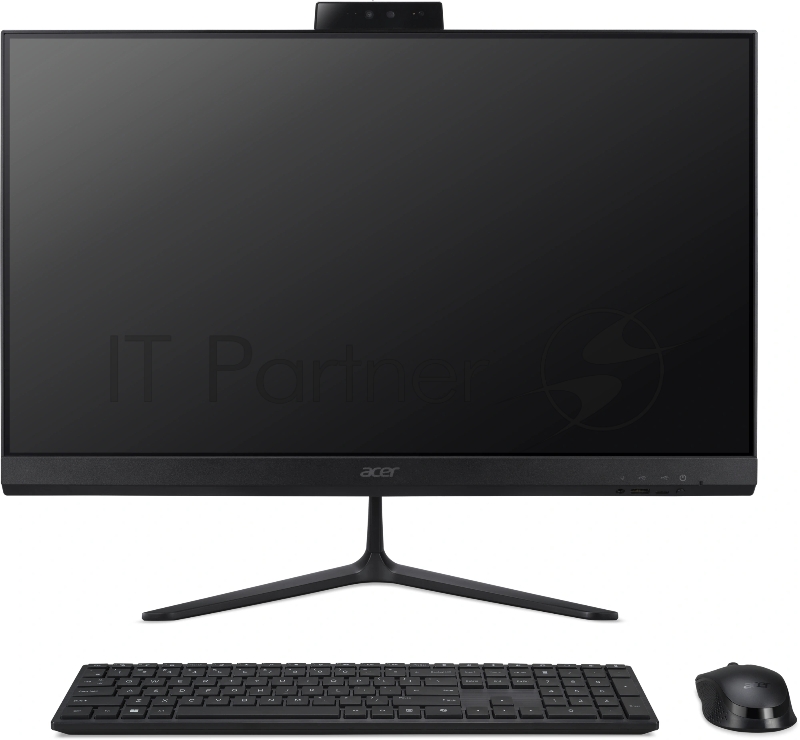 Моноблок Acer Aspire C24B-GKRK 23.8 Full HD Ryzen 7 350 (2) 16Gb SSD512Gb RGr Eshell GbitEth WiFi BT 65W клавиатура мышь Cam черный 1920x1080