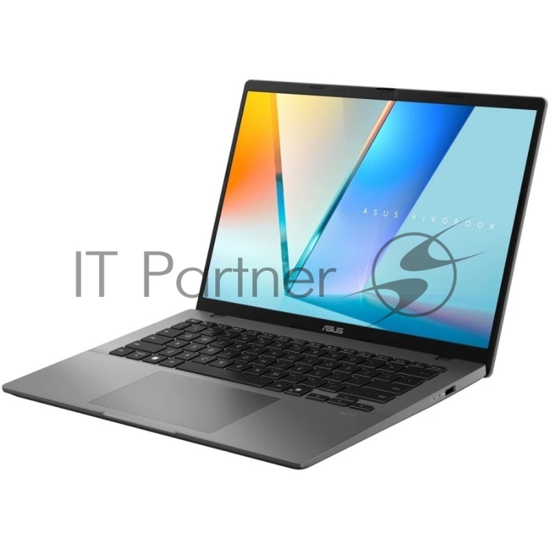 Ноутбук ASUS Vivobook S14 M3407HA/14/IPS/AMD Ryzen 7 260/16GB/512GB SSD/AMD Radeon Graphics/Без ОС/серый/1.4kg