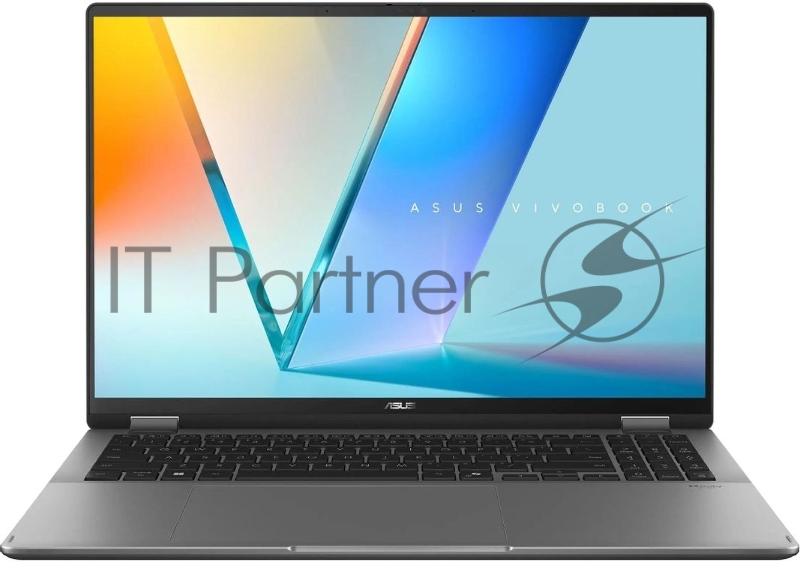 Ноутбук Asus Vivobook 16 Flip TP3607AA-SI086W Core Ultra 7 355 32Gb SSD1Tb Intel Graphics 16 OLED Touch WUXGA (1920x1200) Windows 11 grey WiFi BT Cam (90NB17B1-M005K0)
