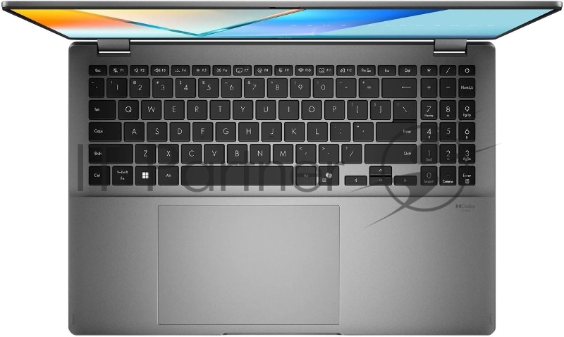 Ноутбук Asus Vivobook 16 Flip TP3607AA-SI086W Core Ultra 7 355 32Gb SSD1Tb Intel Graphics 16 OLED Touch WUXGA (1920x1200) Windows 11 grey WiFi BT Cam (90NB17B1-M005K0)