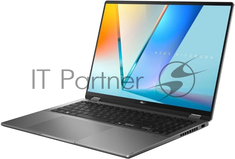 Ноутбук Asus Vivobook 16 Flip TP3607AA-SI086W Core Ultra 7 355 32Gb SSD1Tb Intel Graphics 16 OLED Touch WUXGA (1920x1200) Windows 11 grey WiFi BT Cam (90NB17B1-M005K0)