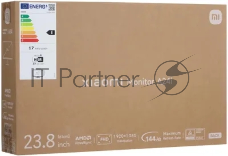 Монитор 23.8 Xiaomi A24i 2026 (IPS, 1920x1080, 16:9, 178°/178°, 300d/m2, 1500:1, 6ms, 144Hz, HDMI, DP)
