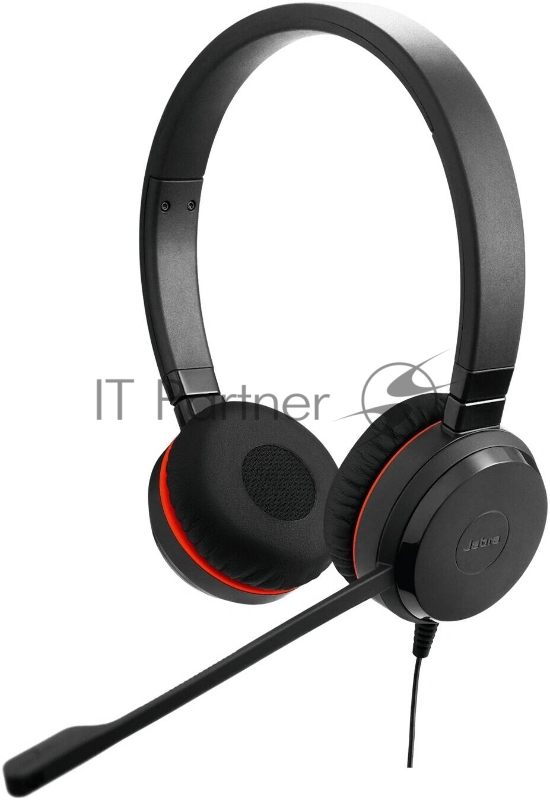 Наушники с микрофоном Jabra Evolve 20 SE черный 2м накладные USB оголовье (4999-823-369)