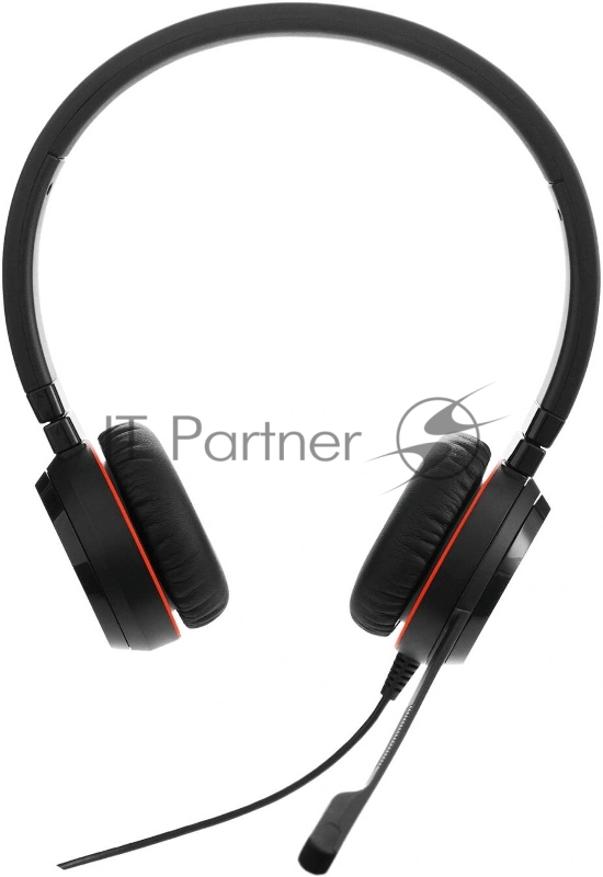Наушники с микрофоном Jabra Evolve 20 SE черный 2м накладные USB оголовье (4999-823-369)