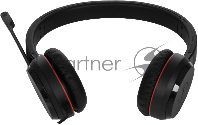 Наушники с микрофоном Jabra Evolve 20 SE черный 2м накладные USB оголовье (4999-823-369)