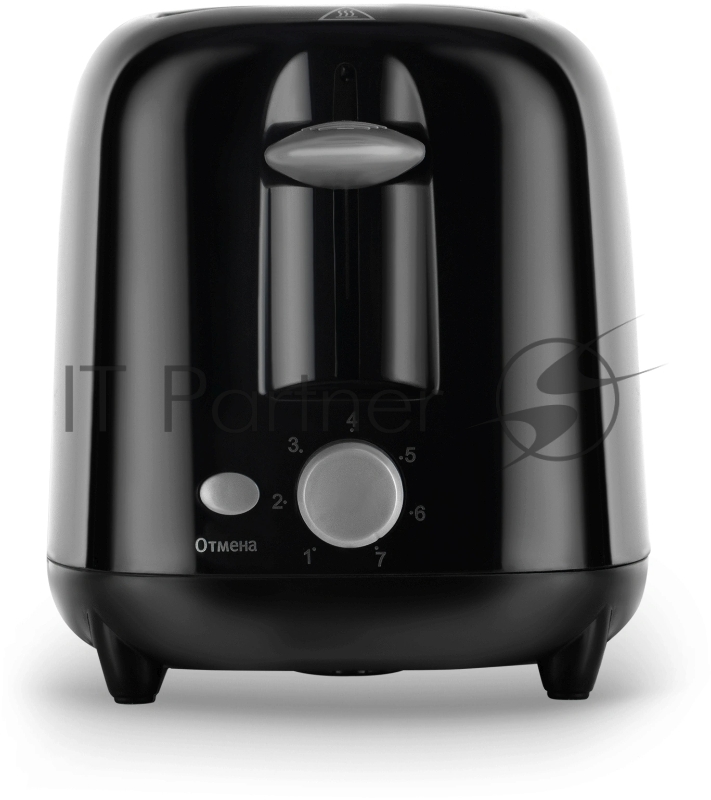 Тостер Vitek Illusion VT-1573 черный, 700 Вт, 2 слота