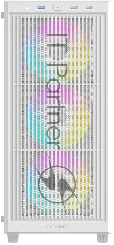 Корпус ID-Cooling Корпус Case ID-Cooling WARE 300 ARGB White mATX/win TG/ 4 fans/ Type C/ CPU 160mm/ GPU 320mm/ no PSU