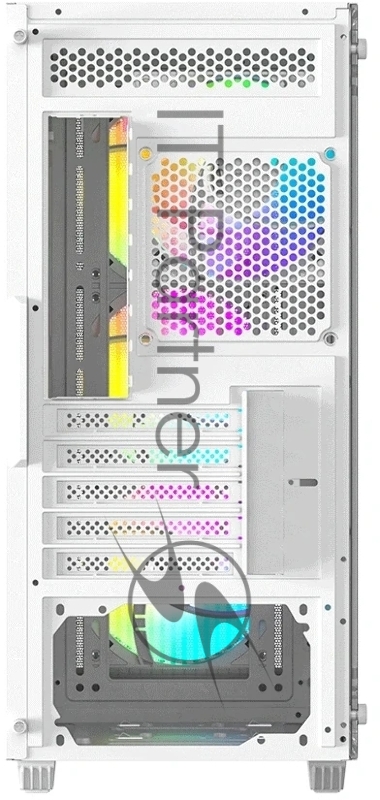 Корпус ID-Cooling Корпус Case ID-Cooling WARE 300 ARGB White mATX/win TG/ 4 fans/ Type C/ CPU 160mm/ GPU 320mm/ no PSU