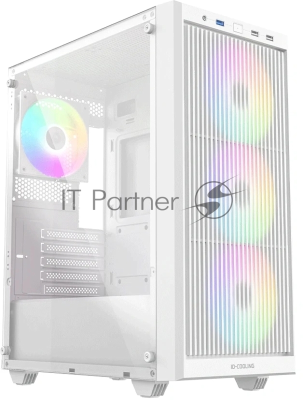 Корпус ID-Cooling Корпус Case ID-Cooling WARE 310 ARGB White ATX/ win TG/ 4 fans/ Type C/ CPU 160mm/ GPU 320mm/ no PSU