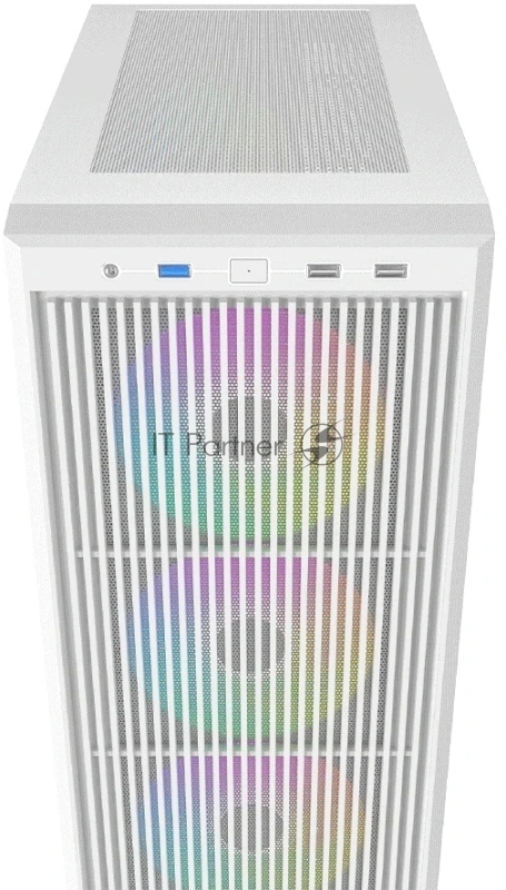 Корпус ID-Cooling Корпус Case ID-Cooling WARE 310 ARGB White ATX/ win TG/ 4 fans/ Type C/ CPU 160mm/ GPU 320mm/ no PSU