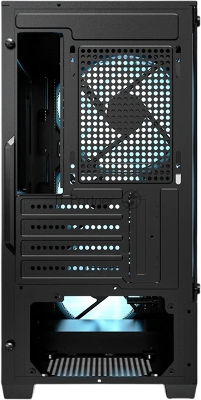 Корпус Accord ACC-195M черный без БП mATX 8x120mm 2xUSB2.0 1xUSB3.0 audio bott PSU