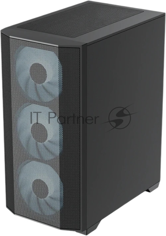 Корпус Accord ACC-195M черный без БП mATX 8x120mm 2xUSB2.0 1xUSB3.0 audio bott PSU