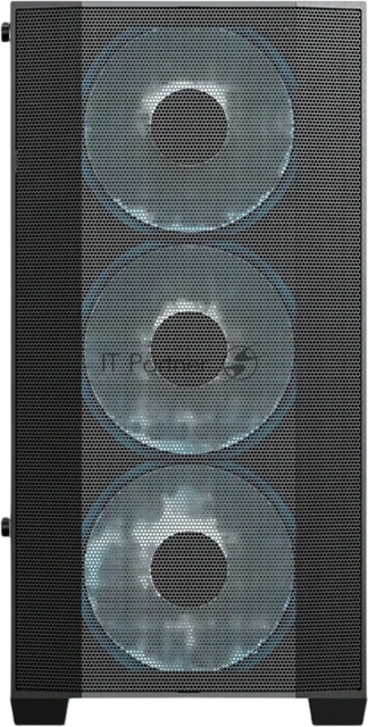 Корпус Accord ACC-195M черный без БП mATX 8x120mm 2xUSB2.0 1xUSB3.0 audio bott PSU