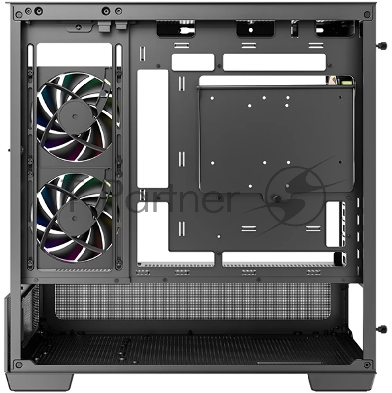 Корпус Deepcool CG380U 3F черный без БП mATX 6x120mm 3x140mm 2xUSB3.0 audio bott PSU