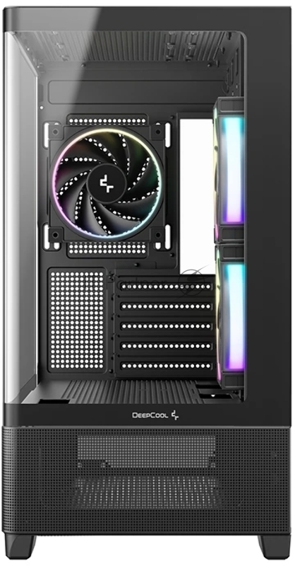 Корпус Deepcool CG380U 3F черный без БП mATX 6x120mm 3x140mm 2xUSB3.0 audio bott PSU