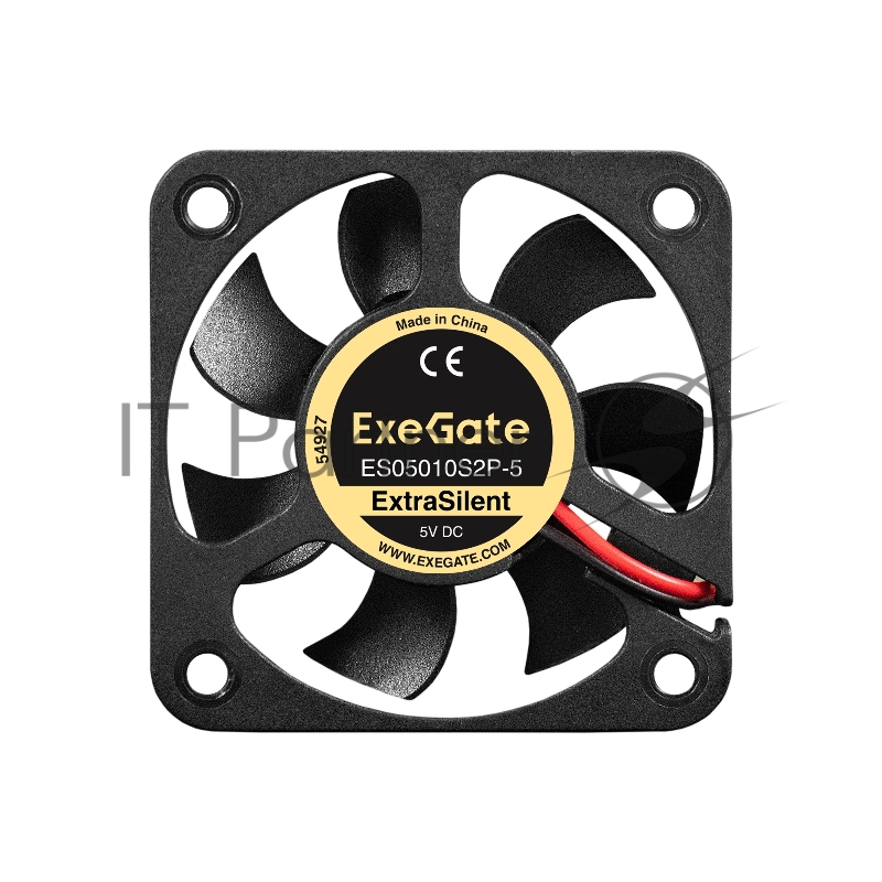 Вентилятор 5В DC ExeGate ExtraSilent ES05010S2P-5 (50x50x10 мм, Sleeve bearing (подшипник скольжения), 2pin, 4000RPM, 22dBA)