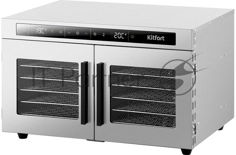 Сушка для фруктов и овощей Kitfort КТ-4935 36под. 520Вт нержавеющая сталь
