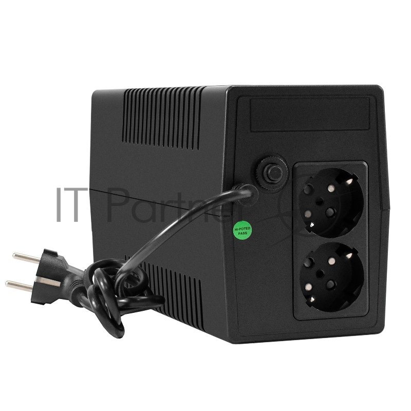 Источник бесперебойного питания ExeGate Power NB-850.LED.AVR.2SH (850VA/510W, LED, AVR, 2*Schuko, батарея 12V 9Ah, черный)