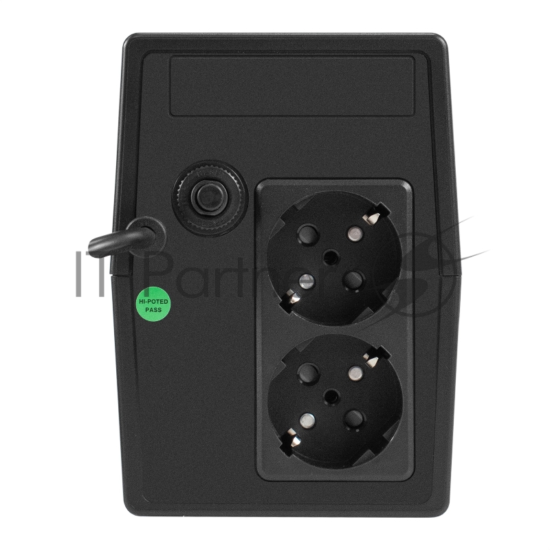 Источник бесперебойного питания ExeGate Power NB-850.LED.AVR.2SH (850VA/510W, LED, AVR, 2*Schuko, батарея 12V 9Ah, черный)