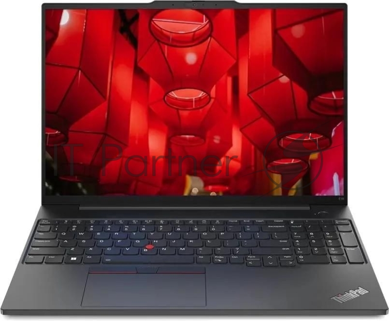 Ноутбук Lenovo ThinkPad E16 Gen 1/16/IPS/Intel Core i7-1355U/24GB/512GB SSD/Intel Iris Xe/Windows 11 Pro/серый/1.81kg
