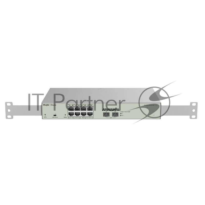 PoE Коммутатор, L2 управляемый Ruijie/Reyee RG-NBS3100-8GT2SFP-P-V2