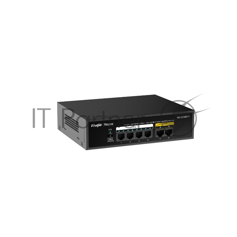 PoE Коммутатор Ruijie/ Reyee RG-ES106F-P